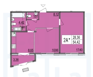 Помещение свободного назначения 54.42 м² в ЖК LaLaLand от застройщика, Киев