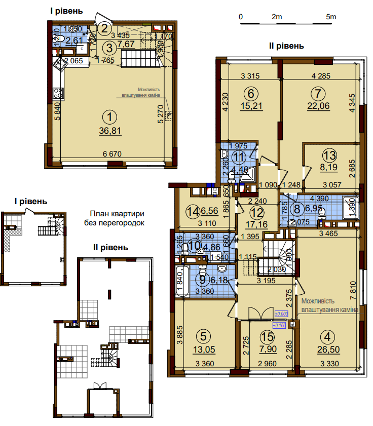 Двухуровневая 186.17 м² в ЖК Варшавский Микрорайон от 18 600 грн/м², Киев