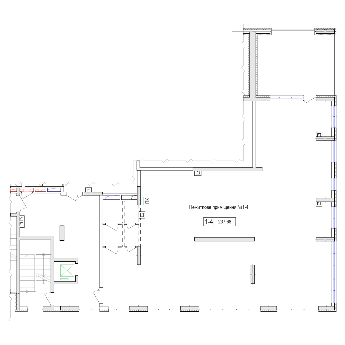 Офис 237.65 м² в ЖК Владимирский от застройщика, Киев