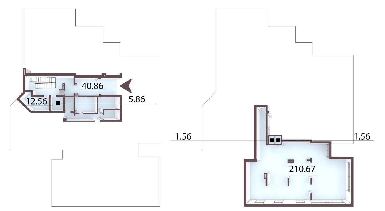 Помещение свободного назначения 273.07 м² в ЖК Камертон от застройщика, Киев