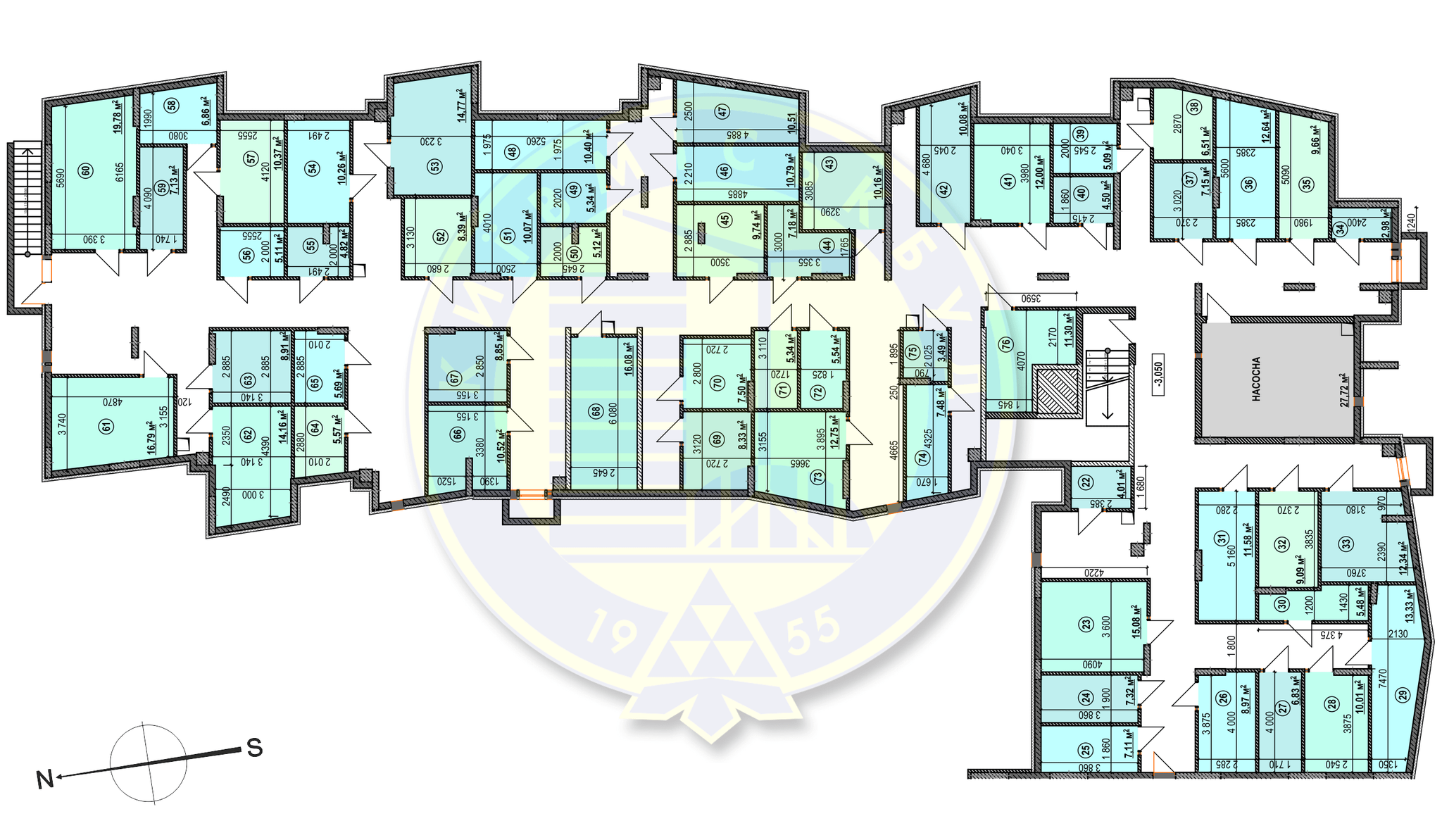 Кладовая 15.08 м² в ЖК Итальянский квартал от 995 грн/м², Киев