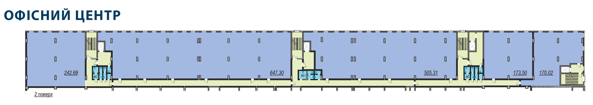 Офіс 242.69 м² в ЖК Olympic Park від забудовника, Київ