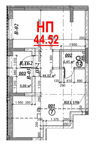 Помещение свободного назначения 44.52 м² в ЖК Велесгард от застройщика, г. Вышгород