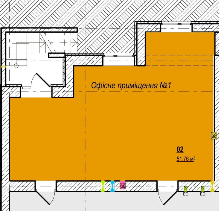 Офис 51.76 м² в ЖК Вышгород Сити Парк от застройщика, г. Вышгород