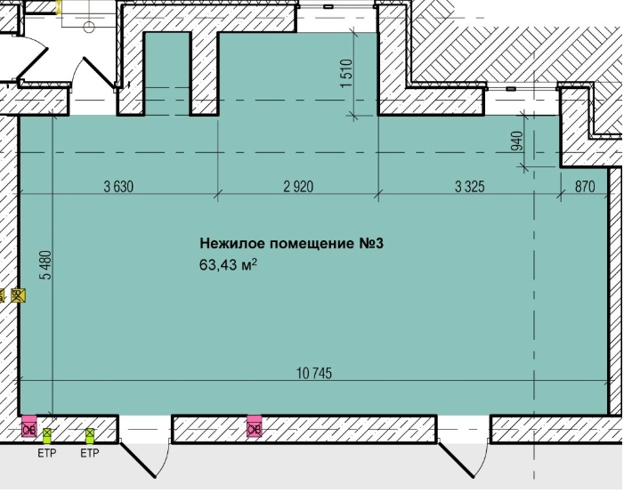 Помещение свободного назначения 63.43 м² в ЖК Вышгород Сити Парк от 15 500 грн/м², г. Вышгород