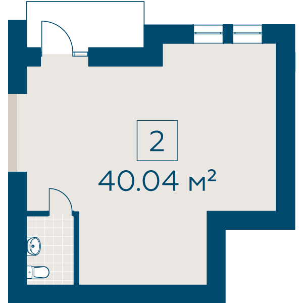 Приміщення вільного призначення 40.04 м² в ЖК Київський від 20 520 грн/м², м. Буча