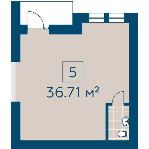 Приміщення вільного призначення 36.71 м² в ЖК Київський від 20 520 грн/м², м. Буча