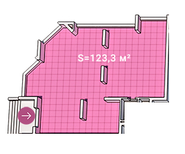 Помещение свободного назначения 123.3 м² в ЖК Сяйво 2 от застройщика, г. Ирпень