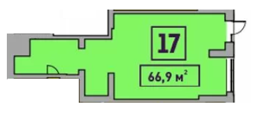 Приміщення вільного призначення 66.9 м² в ЖК Центральний-Преміум від 41 175 грн/м², м. Ірпінь