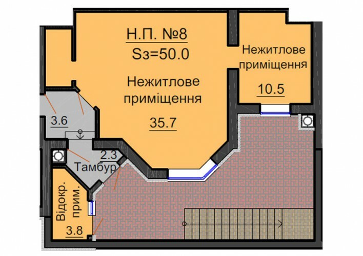 Приміщення вільного призначення 50 м² в ЖК Софія Резіденс від забудовника, с. Софіївська Борщагівка