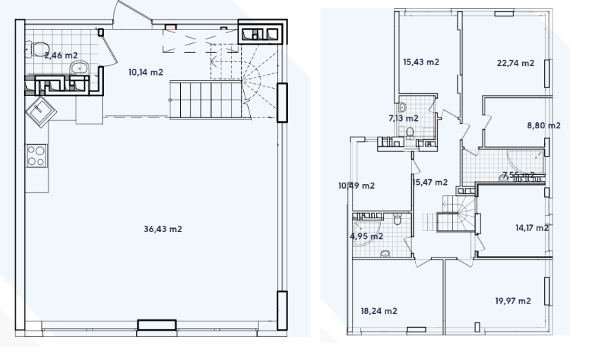 Двухуровневая 193.97 м² в ЖК Варшавский-2 от 20 350 грн/м², Киев