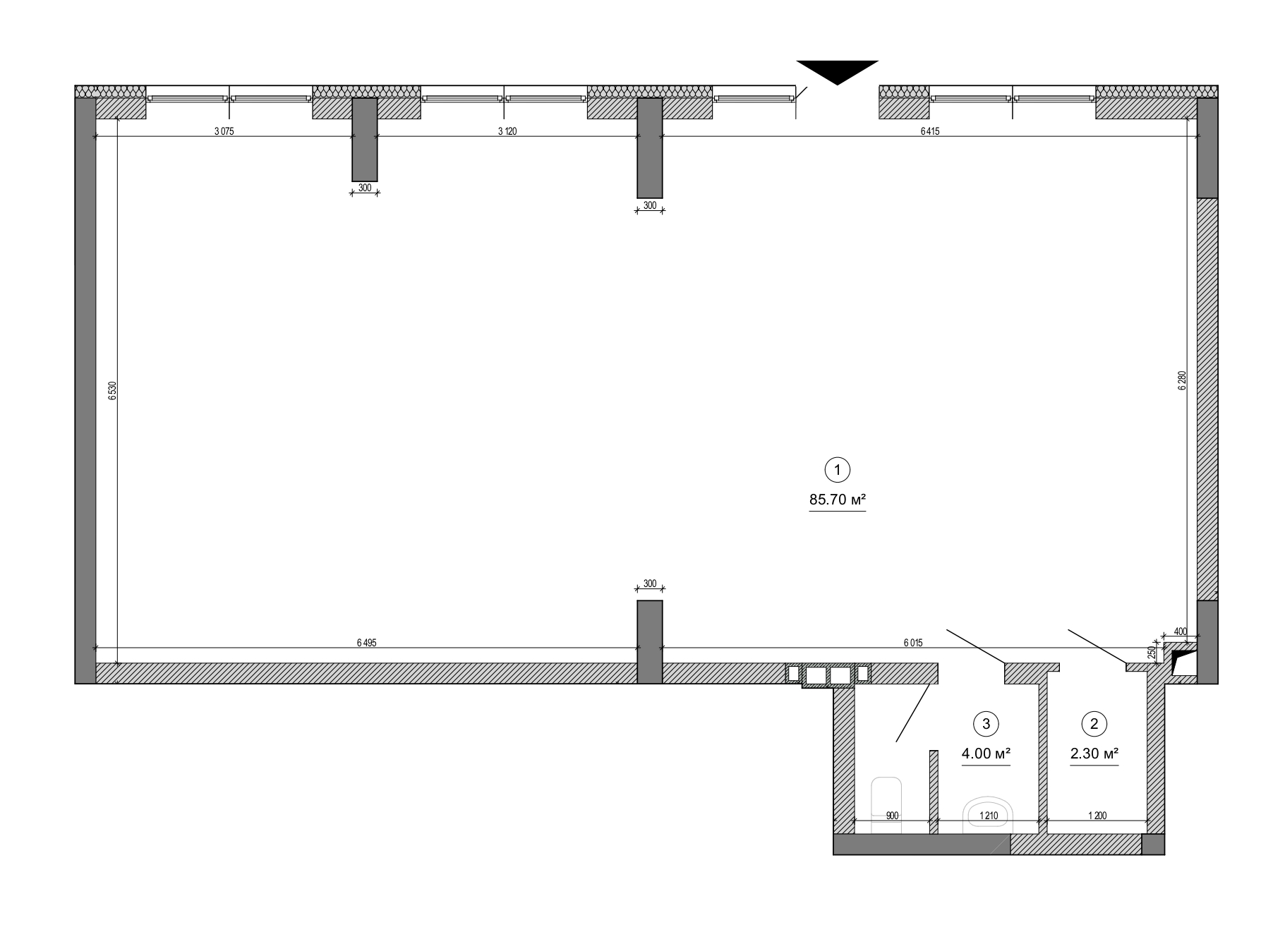 Торговельне приміщення 92 м² в ЖК Forward від 38 942 грн/м², Київ