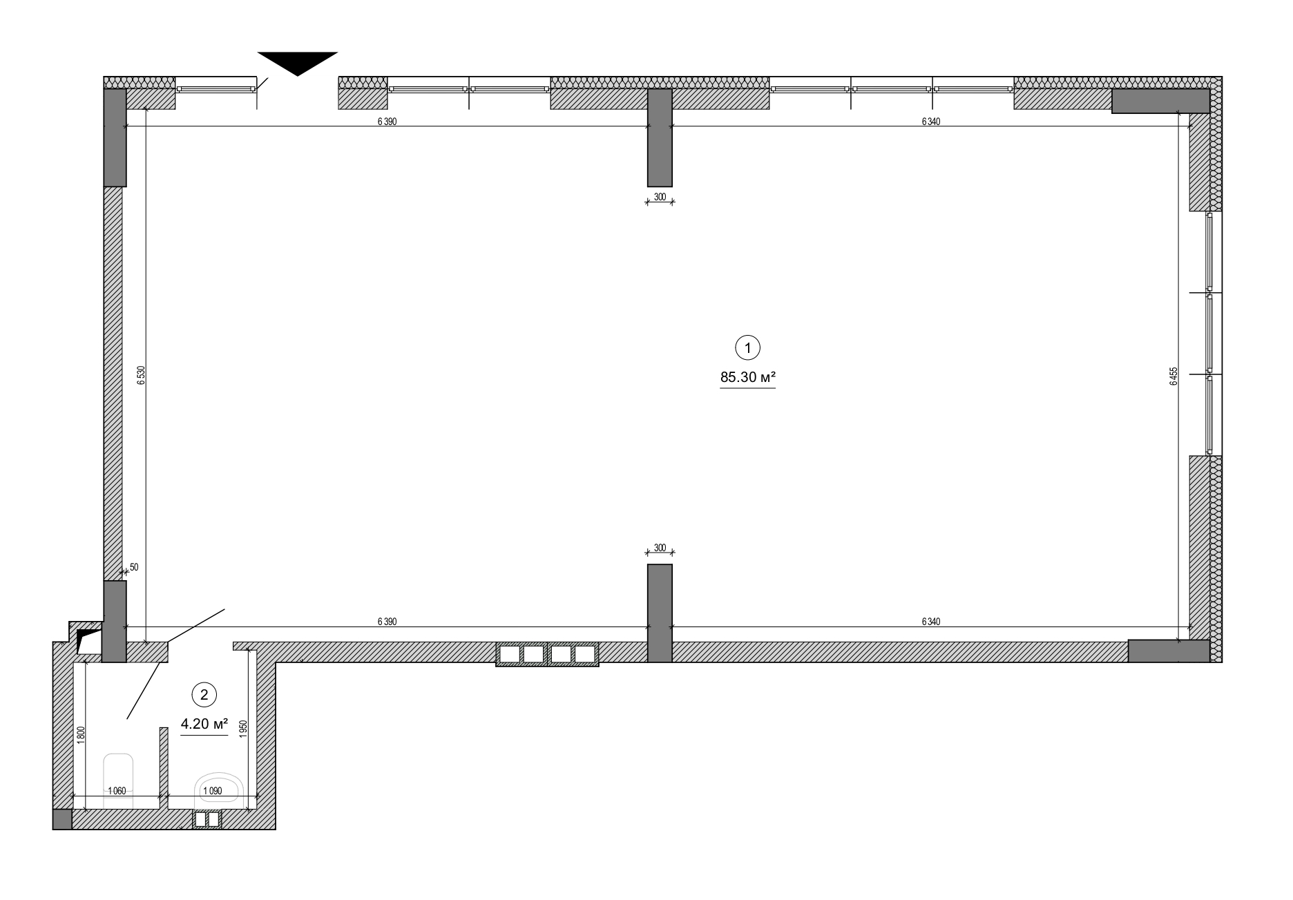 Торговое помещение 89.5 м² в ЖК Forward от 38 942 грн/м², Киев