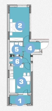 1-комнатная 49.86 м² в ЖК Ріел Сіті от 15 793 грн/м², Львов