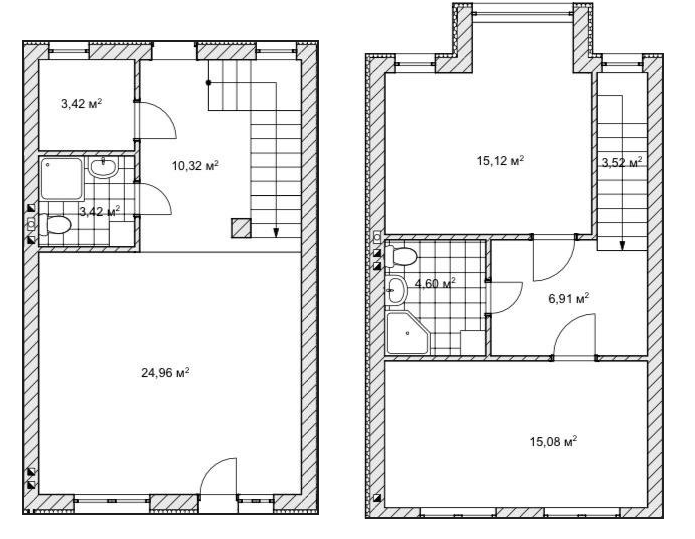 Дуплекс 90 м² в таунхаус на вул. Чернівецька, 11 від 18 667 грн/м², с. Петропавлівська Борщагівка