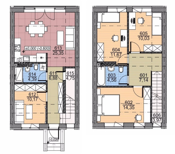 Таунхаус 110 м² в Таунхаусы Family Town от 18 636 грн/м², г. Ирпень