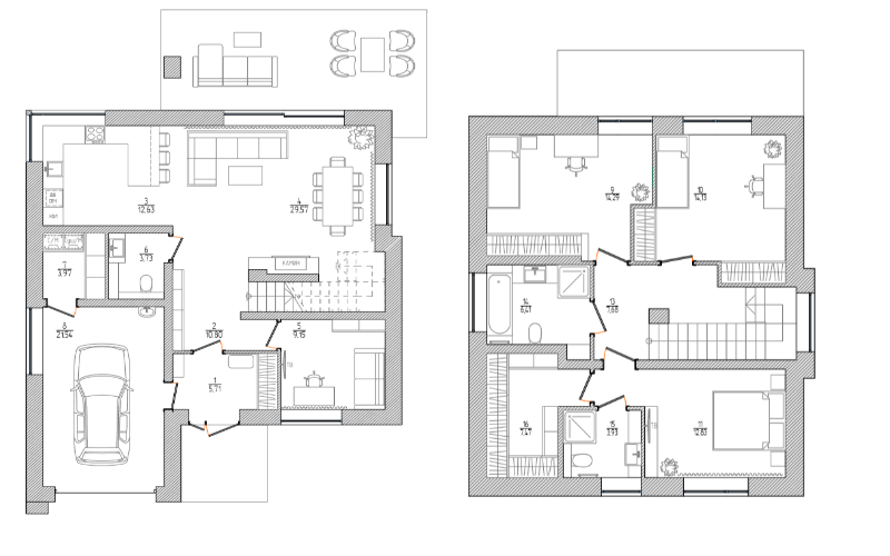 Котедж 163.84 м² в КМ Prydesenya Eco Village від 23 193 грн/м², с. Рожни