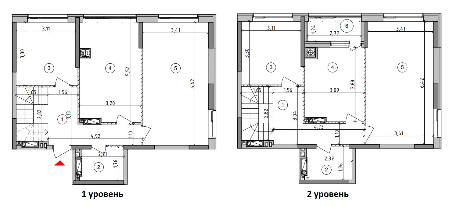 Дворівнева 123.28 м² в ЖК Оптимісто від 23 000 грн/м², с. Гатне