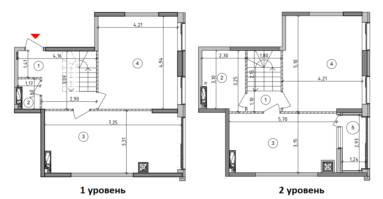 Двухуровневая 105.12 м² в ЖК Оптимісто от 18 500 грн/м², с. Гатное