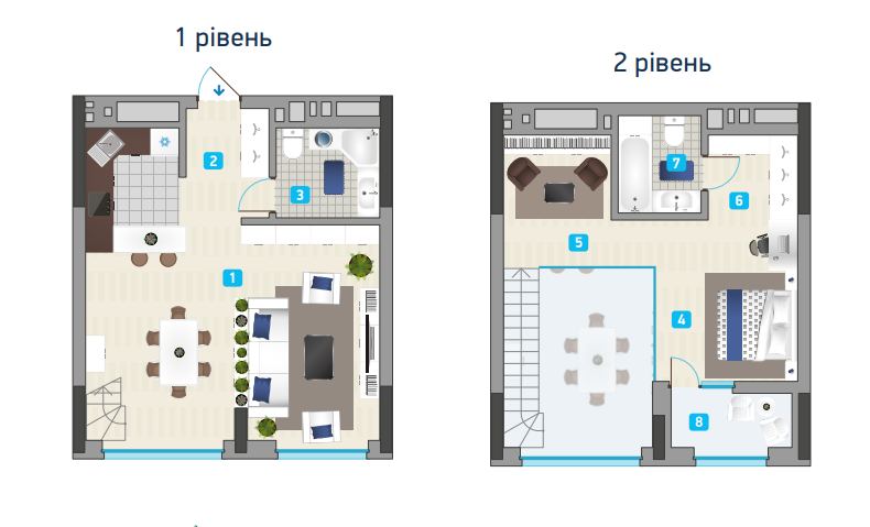 2-комнатная 74 м² в ЖК Славутич 2.0 от 28 000 грн/м², Киев