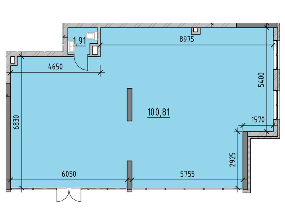 Приміщення вільного призначення 102.72 м² в ЖК Nordica Residence від 47 549 грн/м², Київ