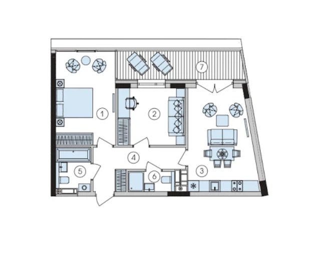 2-комнатная 68.13 м² в ЖК Park Lake City от 39 815 грн/м², с. Подгорцы