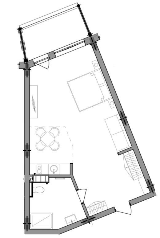 1-кімнатна 49.62 м² в ЖК Apartel Skhidnytsya від 46 350 грн/м², смт Східниця