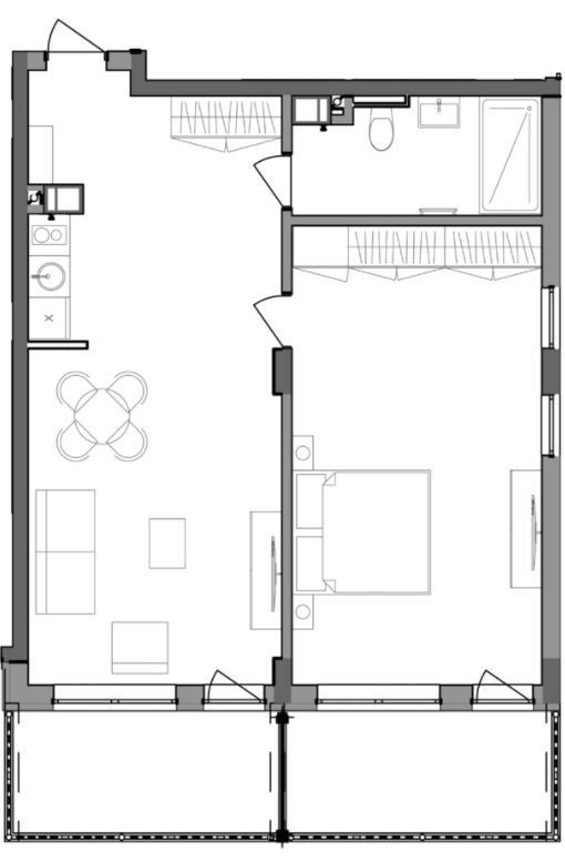 2-кімнатна 65.11 м² в ЖК Apartel Skhidnytsya від 57 050 грн/м², смт Східниця