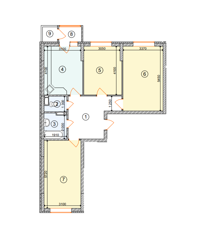 3-кімнатна 81.62 м² в ЖК Злагода від 30 436 грн/м², Київ