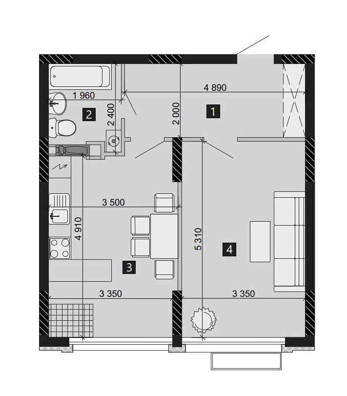 1-кімнатна 48.21 м² в ЖК LIKO-GRAD Perfect Town від 35 000 грн/м², Київ