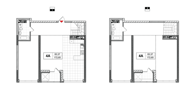 Дворівнева 172.12 м² в ЖК CITY HUB від 35 300 грн/м², Київ