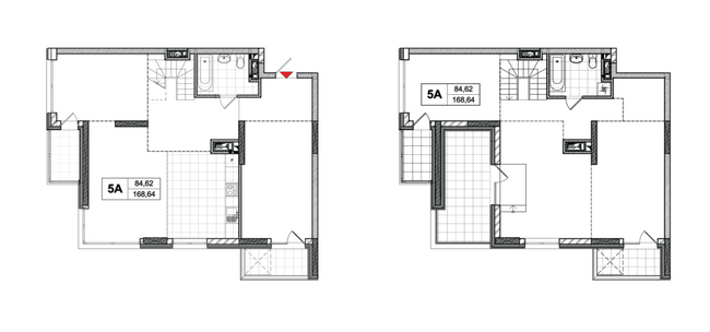 Дворівнева 168.05 м² в ЖК CITY HUB від 35 300 грн/м², Київ