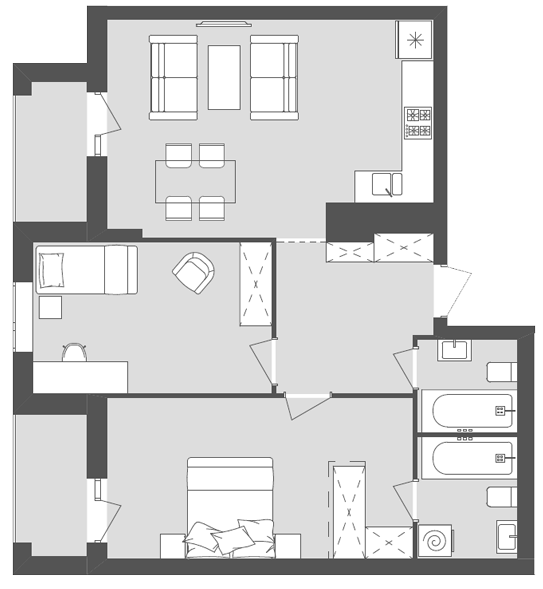 3-комнатная 73.26 м² в ЖК Avalon Zelena Street от 17 100 грн/м², Львов