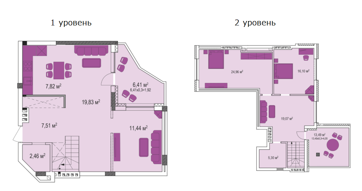 Дворівнева 124.51 м² в ЖК Лавандовий від 24 943 грн/м², м. Бровари