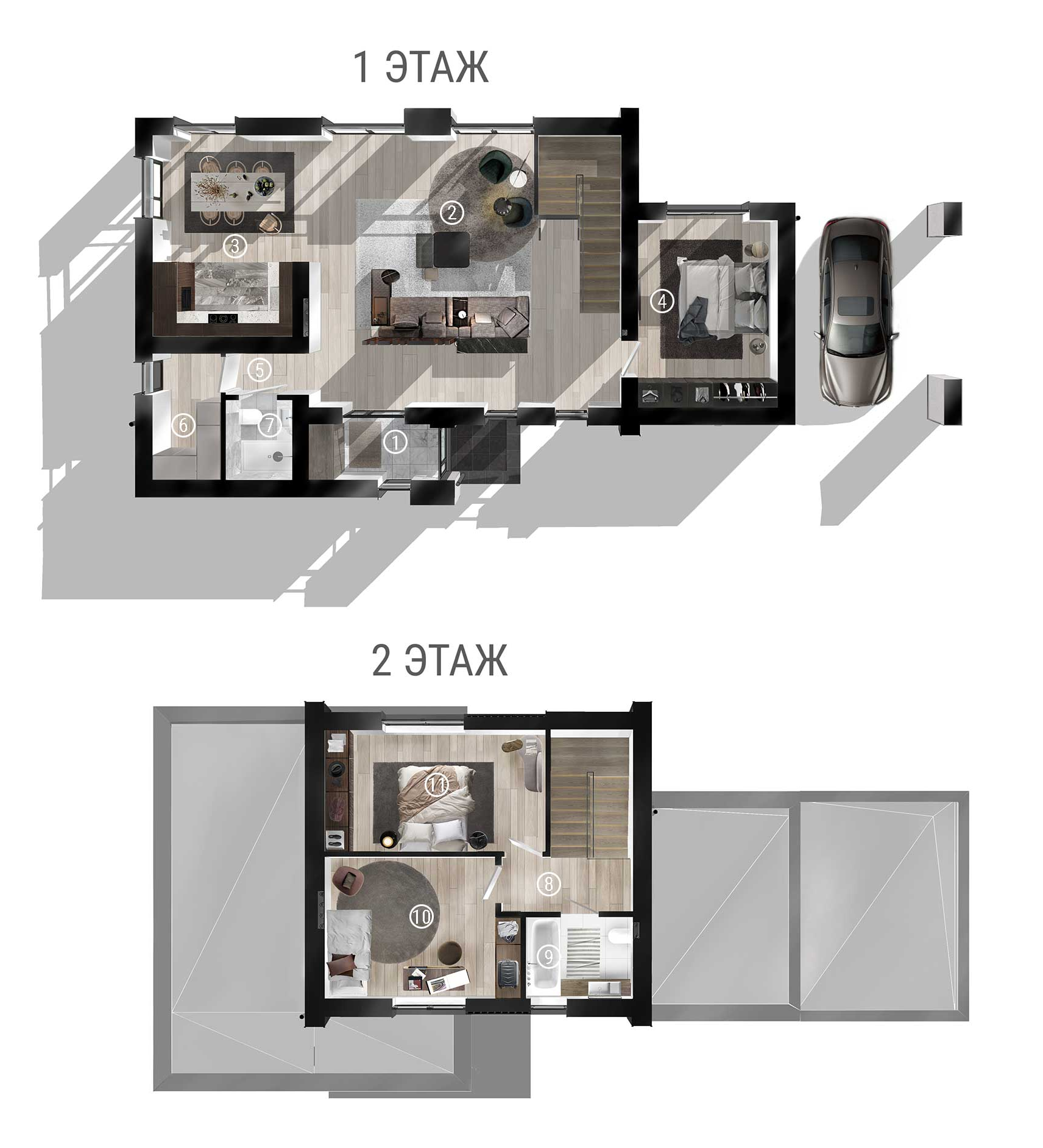 Котедж 135 м² в КМ INWHITE family park від 37 333 грн/м², смт Мала Данилівка