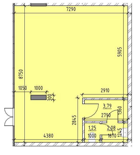 Офис 61.92 м² в ЖК Америка от 25 488 грн/м², Львов