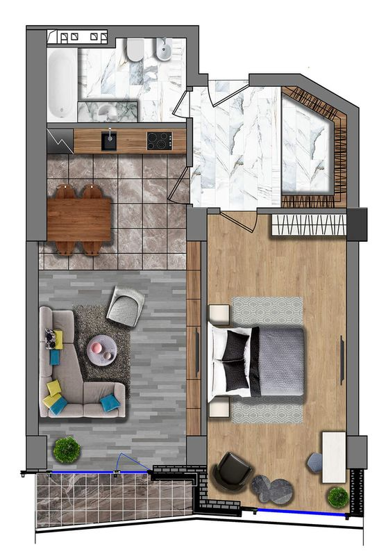 1-комнатная 74 м² в ЖК Aston Hall от 141 950 грн/м², Одесса