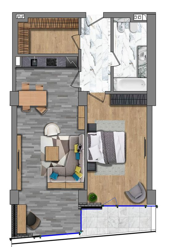 1-комнатная 80 м² в ЖК Aston Hall от 141 950 грн/м², Одесса