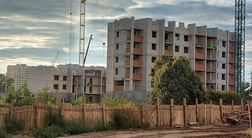 Хід будівництва ЖК Сади Вишневі, серп, 2020 рік