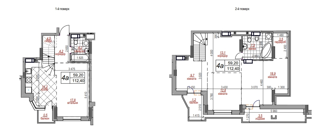 Двухуровневая 112.4 м² в ЖК West House от 40 450 грн/м², Киев