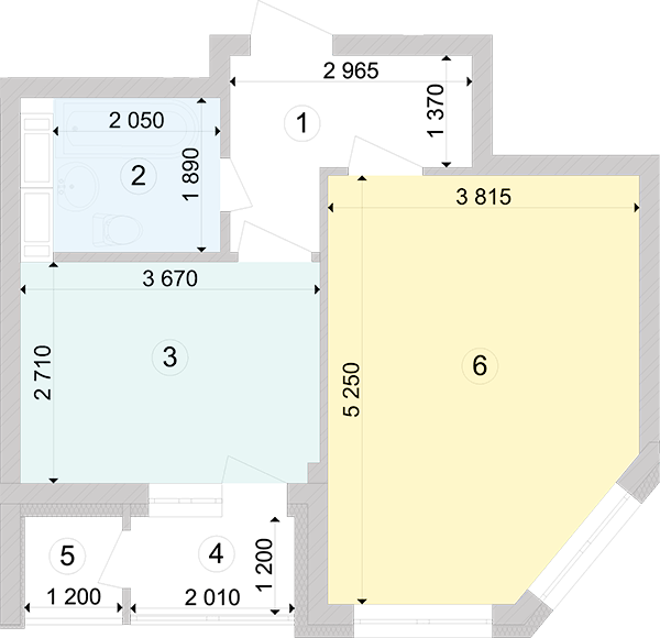 1-комнатная 39.22 м² в ЖК Голосеевская Долина от 24 200 грн/м², Киев