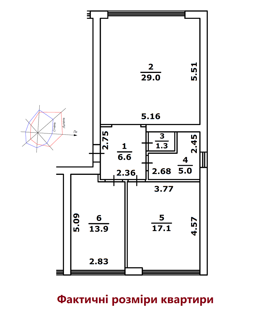 3-кімнатна 72 м² в КБ Весна на вулиці Осінній від 26 367 грн/м², Київ