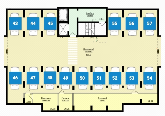 Машиноместо 25 м² в ЖК LYSTOPAD от 8 000 грн/м², Ивано-Франковск