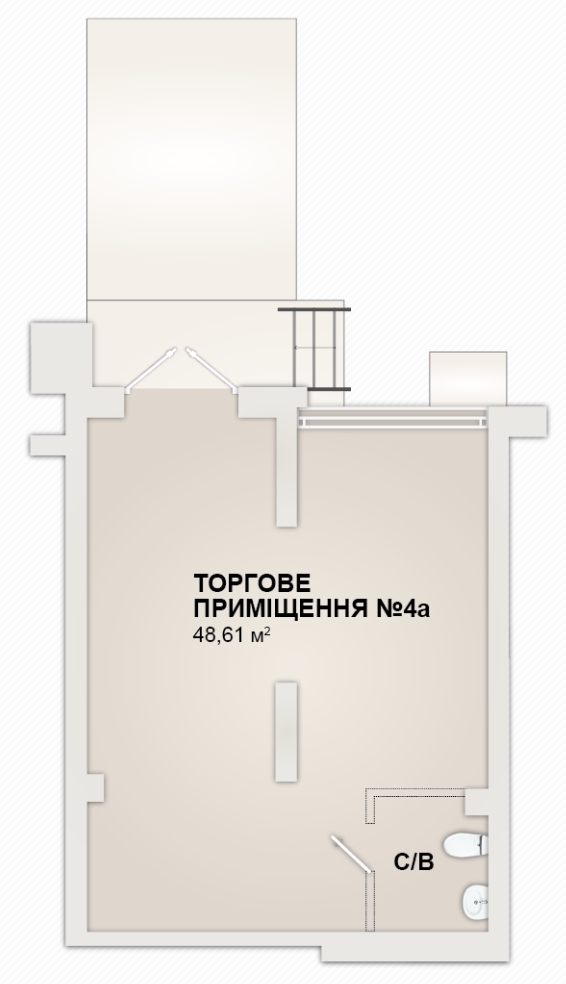 Приміщення вільного призначення 49 м² в ЖК Sonata від 12 700 грн/м², Івано-Франківськ