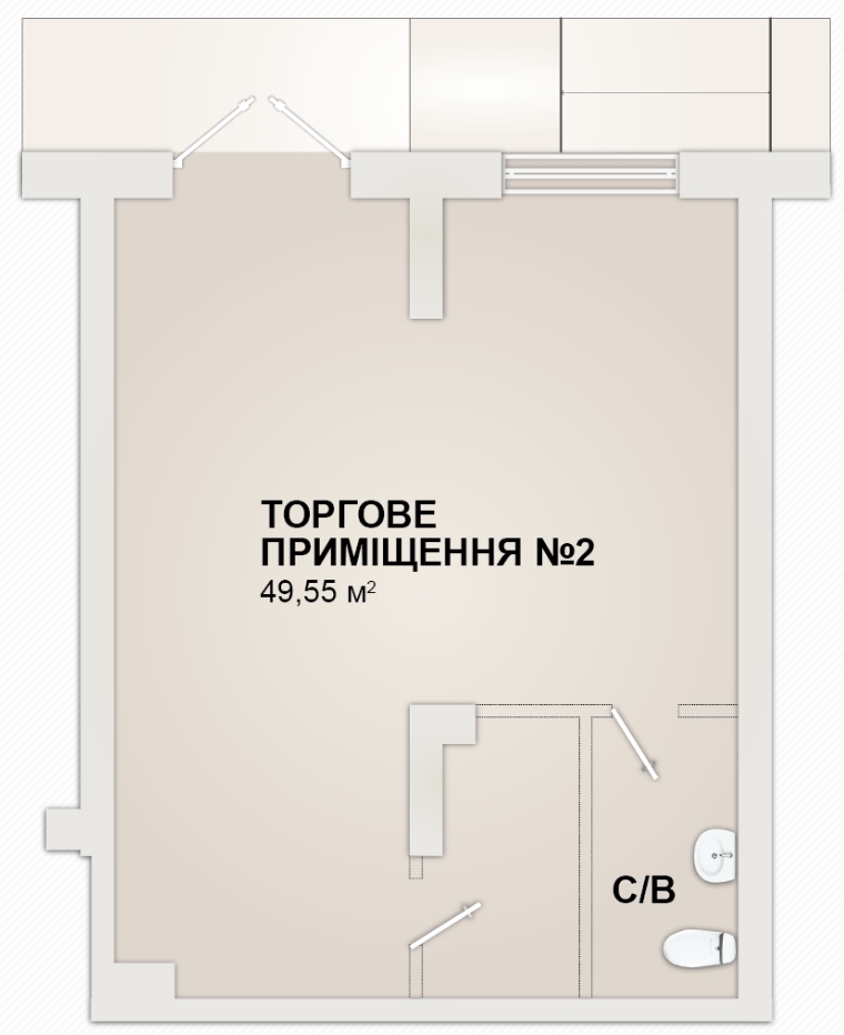 Помещение свободного назначения 49 м² в ЖК Sonata от 12 700 грн/м², Ивано-Франковск