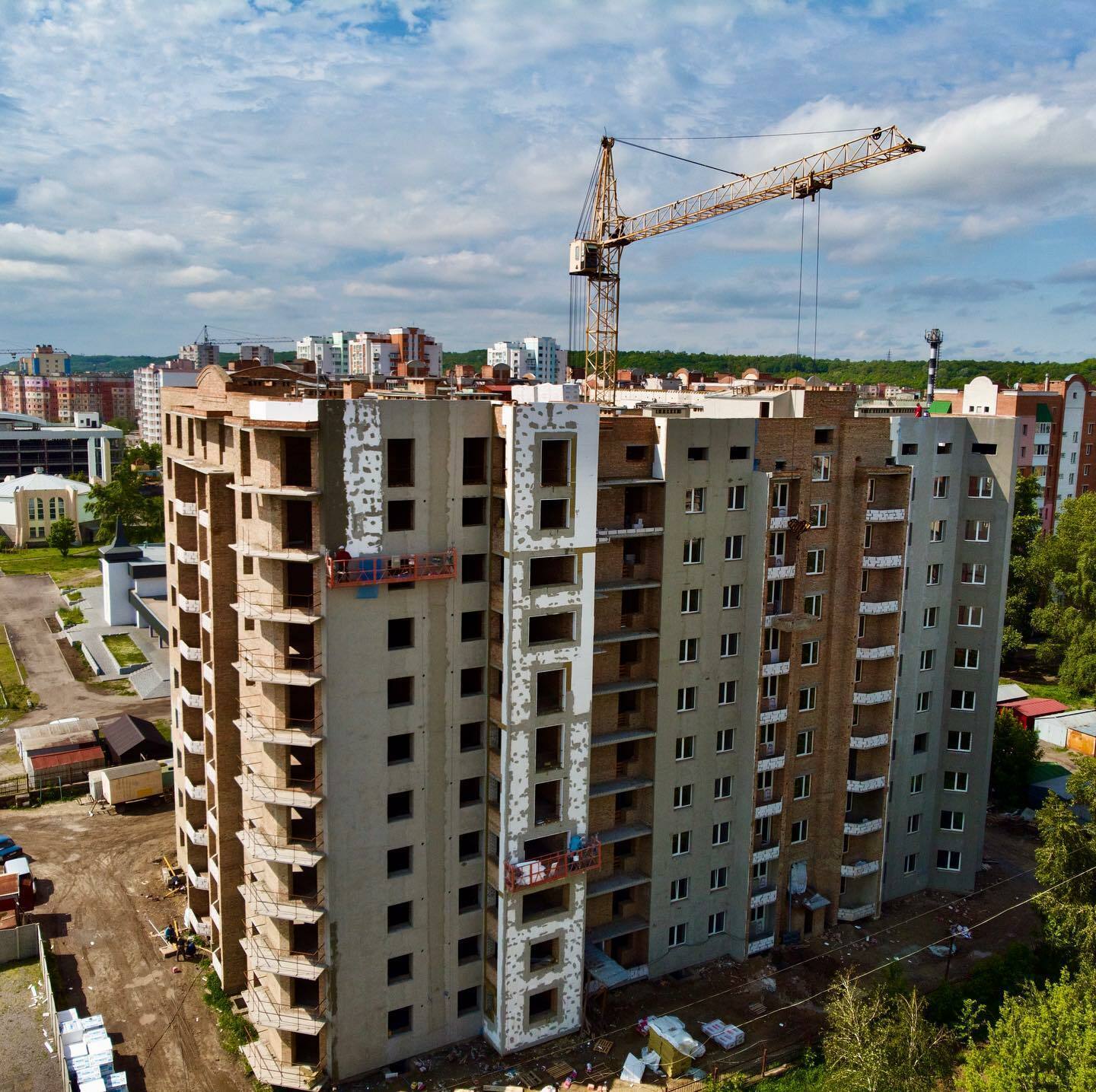 Хід будівництва ЖК на вул. Миру, 18В, лип, 2020 рік