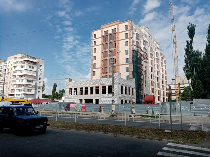 Ход строительства ЖК Спутник, июнь, 2020 год
