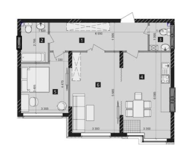 2-комнатная 76 м² в ЖК LIKO-GRAD Perfect Town от 35 000 грн/м², Киев