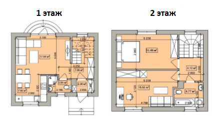 Таунхаус 80 м² в Таунхаусы на Молодежной от 23 375 грн/м², с. Гатное