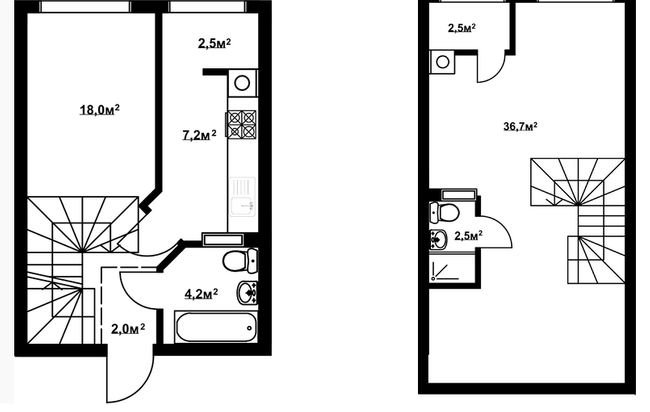 Дворівнева 107 м² в ЖК Благород від 16 900 грн/м², с. Крюківщина